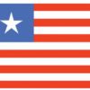 Liberia 3'x5' Nylon Flags