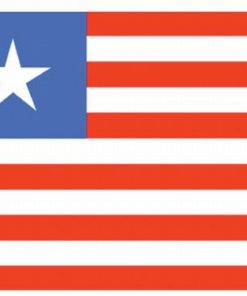 Liberia 5'x8' Nylon Flag