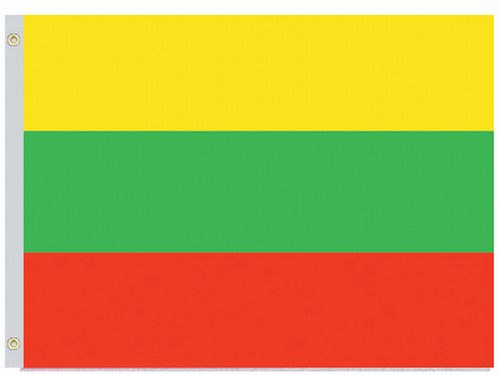 Lithuania 5'x8' Nylon Flag