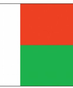 Madagascar 2'x3' Nylon Flag