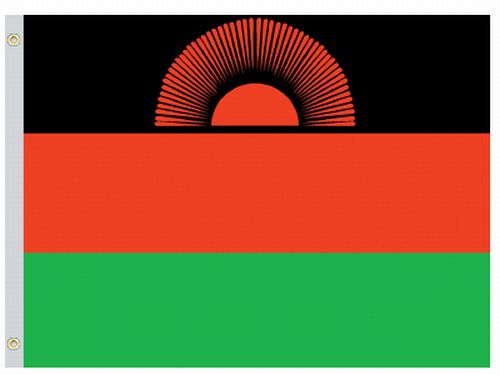 Malawi 4'x6' Nylon Flag