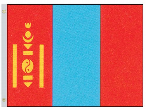 Mongolia 5'x8' Nylon Flag