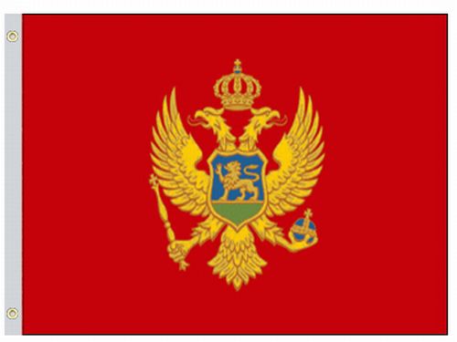 Montenegro 5'x8' Nylon Flag