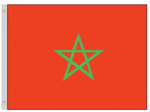 Morocco 2'x3' Nylon Flag