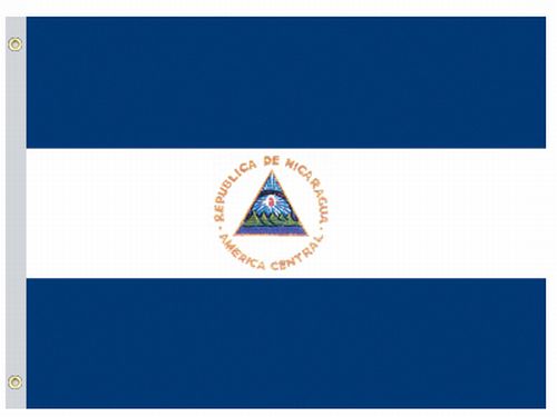 Nicaragua Civil 5'x8' Nylon Flag