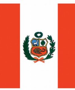 Peru Civil 2'x3' Nylon Flag