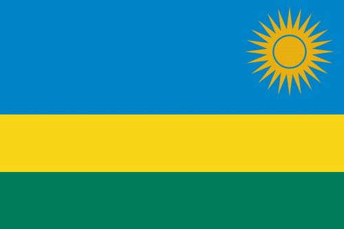 Rwanda 3'x5' Nylon Flag
