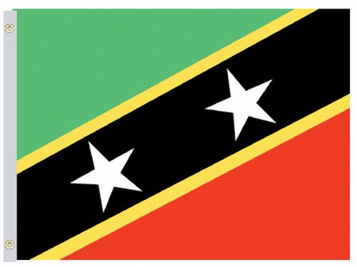 St. Kitts-Nevis 3'x5' Nylon Flag