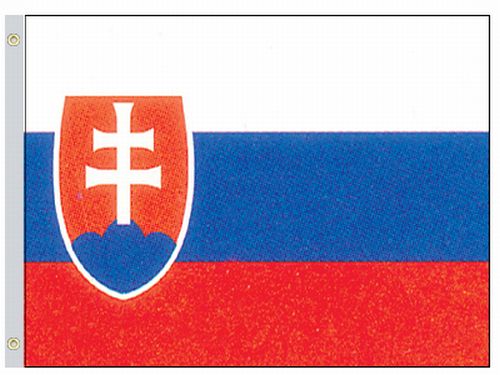 Slovakia 5'x8' Nylon Flag