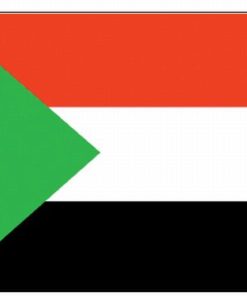 Sudan 3'x5' Nylon Flag