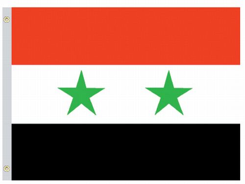 Syria 3'x5' Nylon Flag
