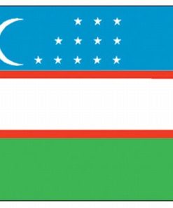 Uzbekistan 3'x5' Nylon Flag