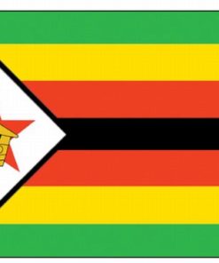 Zimbabwe 2'x3' Nylon Flag