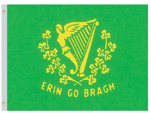 Irish American 2'x3' Nylon Flag