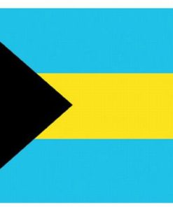 Bahamas 4"x6" Stick Flag