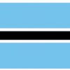 Botswana 4"x6" Stick Flag