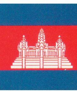 Cambodia 4"x6" Stick Flag