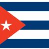 Cuba 4"x6" Stick Flag