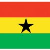 Ghana 4"x6" Stick Flag