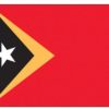 Timor-Leste 4"x6" Stick Flag