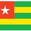 Togo 4"x6" Stick Flag