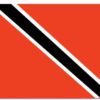 Trinidad & Tobago 4"x6" Stick Flag