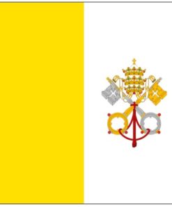 3'x5' Printed Outdoor Papal/Vatican Flag