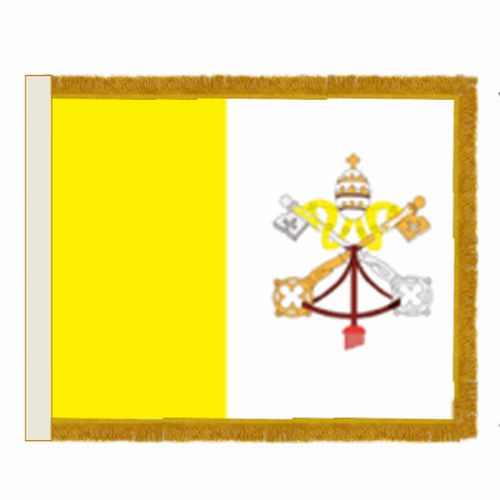 3'x5' Printed Indoor Papal/Vatican Flag