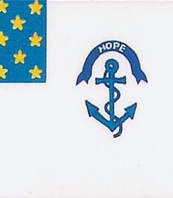 3'x5' Printed Nyl. Rhode Island Regiment Flag