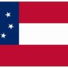 3'x5' Cotton Stars and Bars Flag