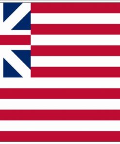 4"x6" Rayon Continental Colors Stick Flag