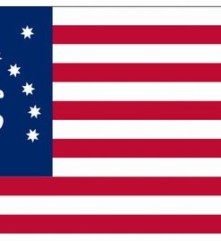 Bennington 4"x6" Stick Flag