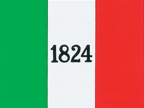 4"x6" Rayon Alamo Stick Flag