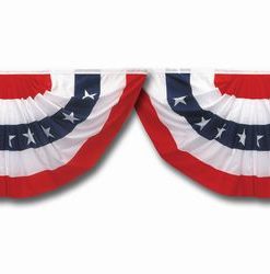 3'x3' Two Polycotton Fan Flags