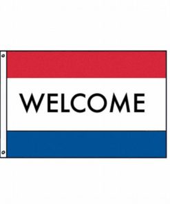 3'x5'  Polyester WELCOME Flag