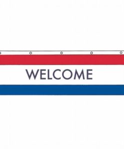 3'x10' Nylon WELCOME Flag