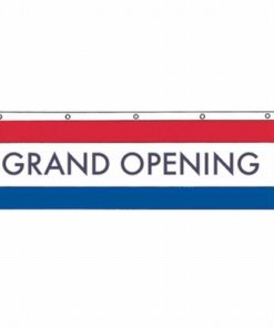 3'x10' Nylon GRAND OPENING Flag