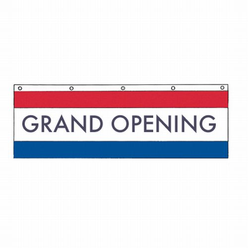 3'x10' Nylon GRAND OPENING Flag