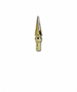 Gold Finish Round Spear