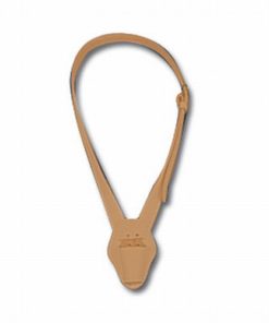 1 1/4" Tan Single Strap Leather Carrying Belt