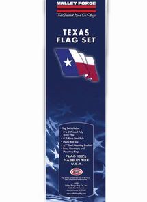 Texas 3'x5' PVC Bagged Flag Kit