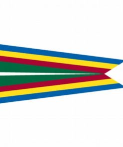 US Coast Guard Unit Commendation Pennant Size 2 - 22 5/8" X 3' 11 7/8" w/ Snap and Ring