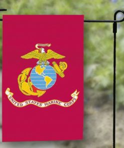 Marines 12"x18" Garden Flag, Marines Garden Flag, Armed Forces Official United State Marines