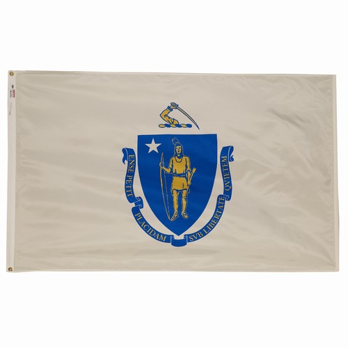 Massachusetts 3'x5' Nylon Flag