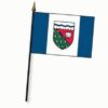 Northwest Territories 4x6" Stick Flag