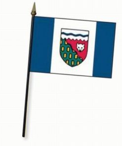 Northwest Territories 4x6" Stick Flag