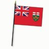 Ontario 4x6" Stick Flag