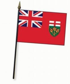 Ontario 4x6" Stick Flag