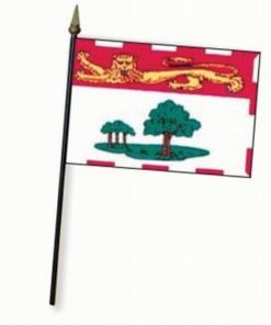 Prince Edward Island 4x6" Stick Flag