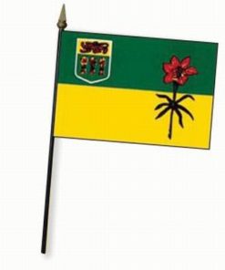 Saskatchewan 4x6" Stick Flag